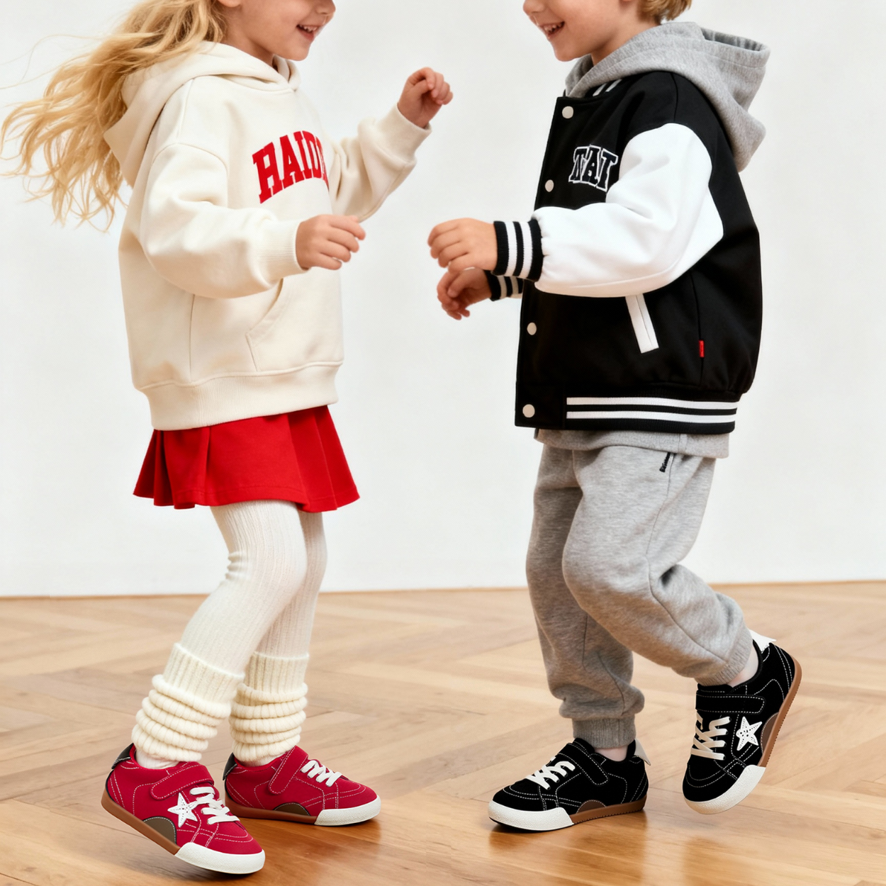 Flint - Barefoot Wide Toe Sneaker - Toddler Boys Girls
